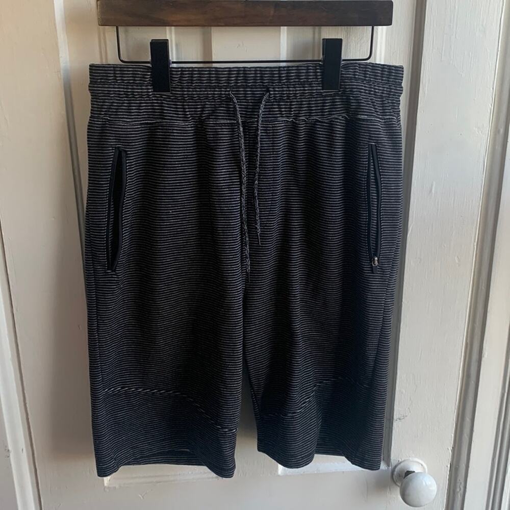 Brooklyn Cloth Black and White Striped Shorts